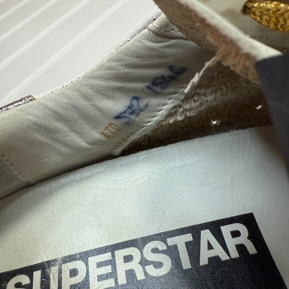 Golden Goose Limited Edition Superstar 'Silver Gold Mismatch' Size 40 / 10 - Picture 9 of 10
